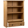 Stella Homewares Bookcase 80x35x110 cm Solid Pine Wood Panama Range