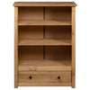 Stella Homewares Bookcase 80x35x110 cm Solid Pine Wood Panama Range