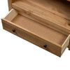 Stella Homewares Bookcase 80x35x110 cm Solid Pine Wood Panama Range
