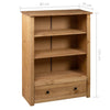 Stella Homewares Bookcase 80x35x110 cm Solid Pine Wood Panama Range