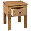 Stella Homewares Bedside Cabinet 46x40x57 cm Pine Panama Range