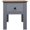 Stella Homewares Bedside Cabinet Grey 46x40x57 cm Pine Panama Range