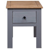 Stella Homewares Bedside Cabinet Grey 46x40x57 cm Pine Panama Range