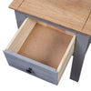Stella Homewares Bedside Cabinet Grey 46x40x57 cm Pine Panama Range
