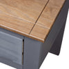 Stella Homewares Bedside Cabinet Grey 46x40x57 cm Pine Panama Range
