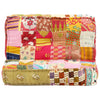 Stella Homewares Pouffe 100x100x20 cm Patchwork Fabric