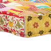 Stella Homewares Pouffe 100x100x20 cm Patchwork Fabric