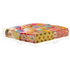 Stella Homewares Pouffe 100x100x20 cm Patchwork Fabric