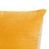 Stella Homewares Cushions Cotton Velvet 2 pcs 45x45 cm Yellow