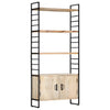Stella Homewares 4-Tier Bookcase 80x30x180 cm Solid Mango Wood