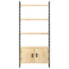 Stella Homewares 4-Tier Bookcase 80x30x180 cm Solid Mango Wood