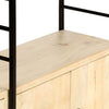 Stella Homewares 4-Tier Bookcase 80x30x180 cm Solid Mango Wood