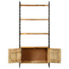 Stella Homewares 4-Tier Bookcase 80x30x180 cm Rough Mango Wood