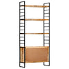 Stella Homewares 4-Tier Bookcase 80x30x180 cm Rough Mango Wood