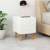 Stella Homewares Bedside Cabinets 2 pcs White 40x30x50 cm Solid Pinewood