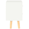 Stella Homewares Bedside Cabinets 2 pcs White 40x30x50 cm Solid Pinewood