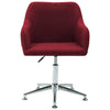 Stella Homewares Swivel Office Chair Wine Red Fabric