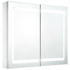 Stella Homewares LED Bathroom Mirror Cabinet 80x12.2x68 cm
