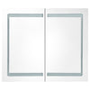 Stella Homewares LED Bathroom Mirror Cabinet 80x12.2x68 cm
