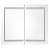 Stella Homewares LED Bathroom Mirror Cabinet 80x12.2x68 cm