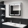 Stella Homewares LED Bathroom Mirror Cabinet 80x12.2x68 cm