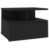 Stella Homewares Floating Nightstand Black 40x31x27 cm Engineered Wood
