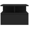 Stella Homewares Floating Nightstand Black 40x31x27 cm Engineered Wood