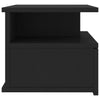 Stella Homewares Floating Nightstand Black 40x31x27 cm Engineered Wood