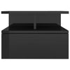 Stella Homewares Floating Nightstands 2 pcs High Gloss Black 40x31x27 cm Engineered Wood