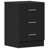 Stella Homewares Bedside Cabinets 2 pcs Black 38x35x56 cm Engineered Wood