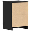 Stella Homewares Bedside Cabinets 2 pcs Black 38x35x56 cm Engineered Wood