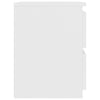 Stella Homewares Bedside Cabinets 2 pcs White 30x30x40 cm Engineered Wood