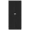 Stella Homewares Wardrobe Black 80x52x180 cm Engineered Wood
