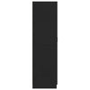 Stella Homewares Wardrobe Black 80x52x180 cm Engineered Wood
