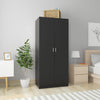 Stella Homewares Wardrobe Black 80x52x180 cm Engineered Wood