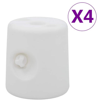 Stella Homewares Gazebo Weights 4 pcs PE White