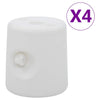 Stella Homewares Gazebo Weights 4 pcs PE White