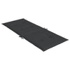 Stella Homewares Garden Highback Chair Cushions 4 pcs Black 120x50x3 cm Fabric
