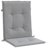 Stella Homewares Garden Lowback Chair Cushions 2 pcs Grey Oxford Fabric