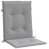 Stella Homewares Garden Lowback Chair Cushions 4 pcs Grey Oxford Fabric