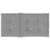 Stella Homewares Garden Lowback Chair Cushions 4 pcs Grey Oxford Fabric