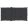 Stella Homewares Garden Lowback Chair Cushions 2 pcs Black 100x50x3 cm Oxford Fabric