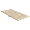 Stella Homewares Garden Lowback Chair Cushions 4 pcs Beige 100x50x3 cm Oxford Fabric