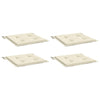 Stella Homewares Garden Chair Cushions 4 pcs Cream 40x40x4 cm Oxford Fabric