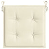 Stella Homewares Garden Chair Cushions 4 pcs Cream 40x40x4 cm Oxford Fabric