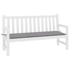 Stella Homewares Garden Bench Cushion Grey 200x50x4 cm Oxford Fabric