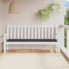 Stella Homewares Garden Bench Cushion Black 200x50x4 cm Oxford Fabric