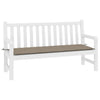 Stella Homewares Garden Bench Cushion Taupe 200x50x4 cm Oxford Fabric