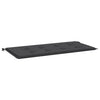 Stella Homewares Garden Bench Cushion Black 100x50x4 cm Oxford Fabric