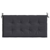 Stella Homewares Garden Bench Cushion Black 100x50x4 cm Oxford Fabric